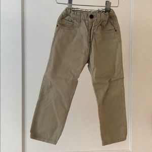Zara five pocket chinos with adjustable waistband